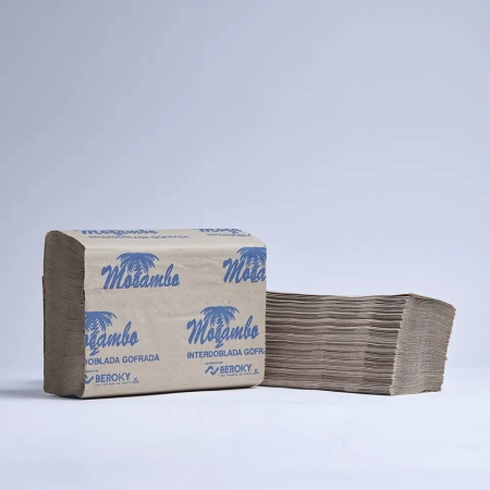 Toalla Interdoblada Mocambo Natural 200 hojas